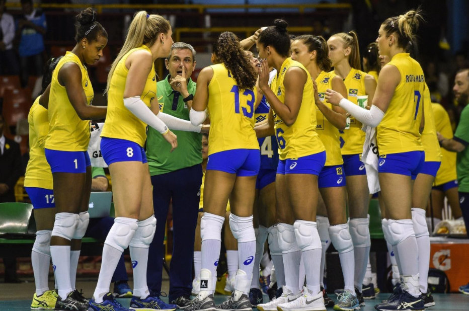 Jogadoras de vôlei