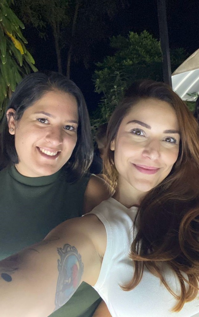 Foto de Thays e Suylla.